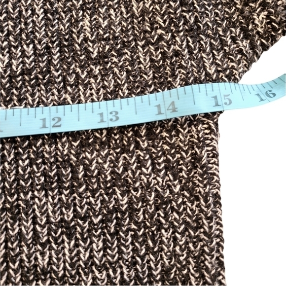 Guess Knit Wide Neck Sweater, Black and White, Size Extra Small - Picture 6 of 8